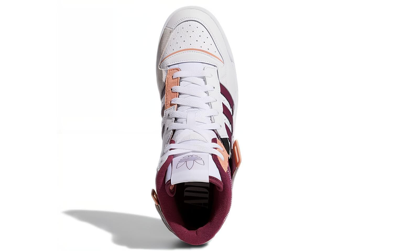 Кроссовки adidas Forum Exhibit Mid White Purple - изображение 5