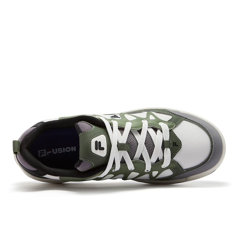 Кроссовки FILA FUSION BURWEED Сверкающие Удобные Кроссовки для скейтбординга Мужские Зимние Черные - изображение 4