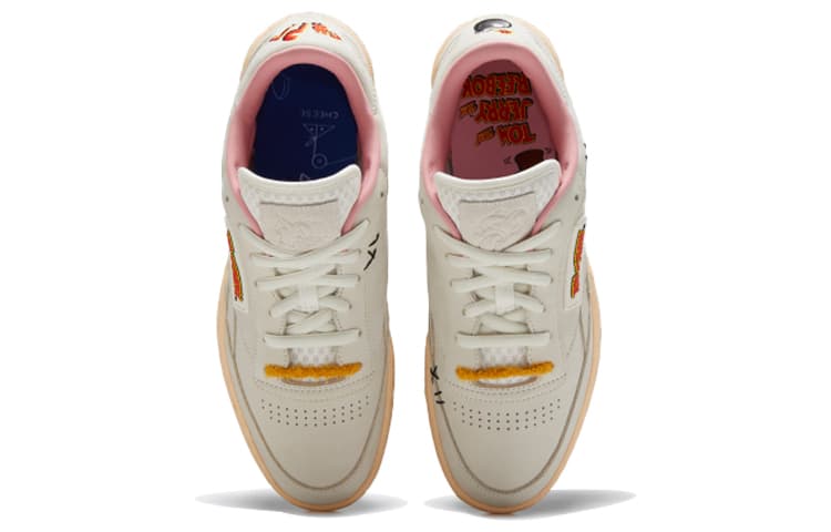 Кроссовки Reebok Club C Revenge Tom & Jerry White Yellow - изображение 5