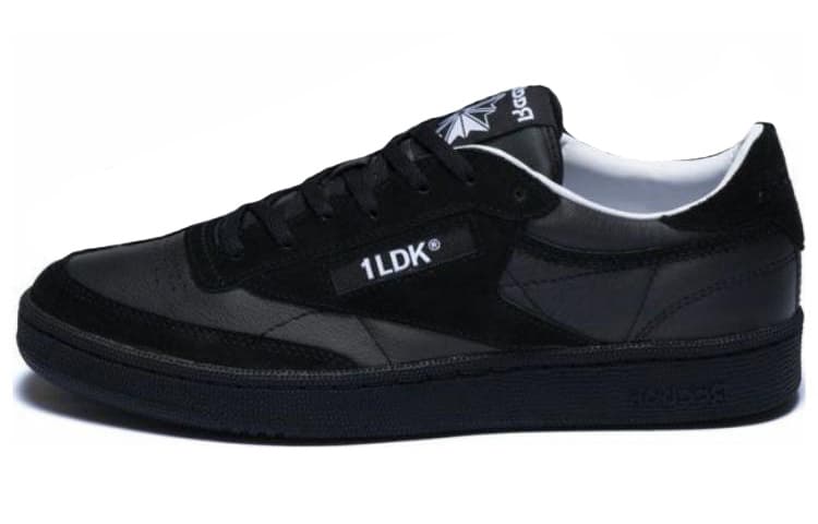 Кроссовки 1LDK x Reebok Club C 85 Vintage "Black" - изображение 1