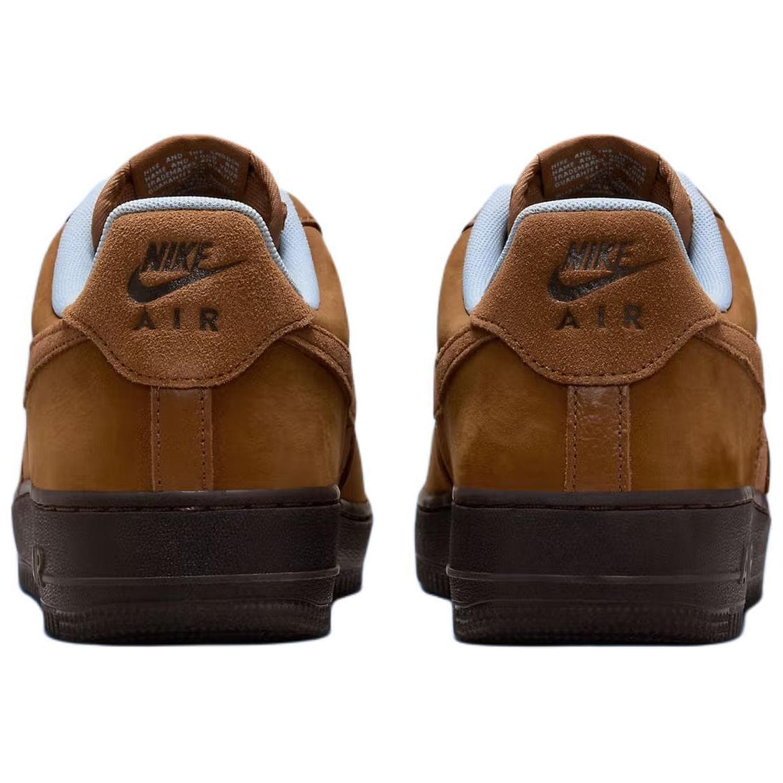 Кроссовки Nike Air Force 1 Slip-Resistant Abrasion-Resistant Low-Top Скейтборд Кроссовки Унисекс Коричневый - изображение 5