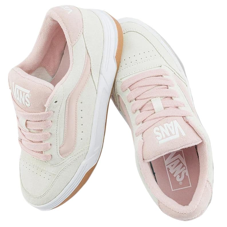 Кроссовки Vans HYLANE Устойчивая к истиранию Низкая Скейтборд Обувь Унисекс Бежево-розовая - изображение 4