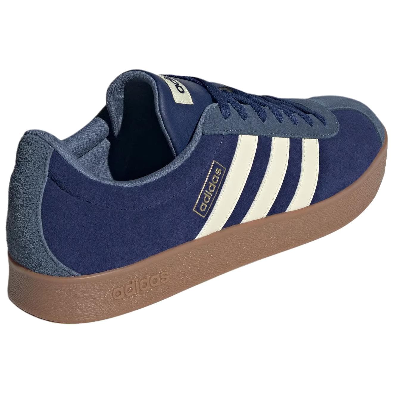 Кроссовки Adidas Vl Court Classic Low Топ Кеды немецкой армии (GAT) Унисекс Темно-синий - изображение 4
