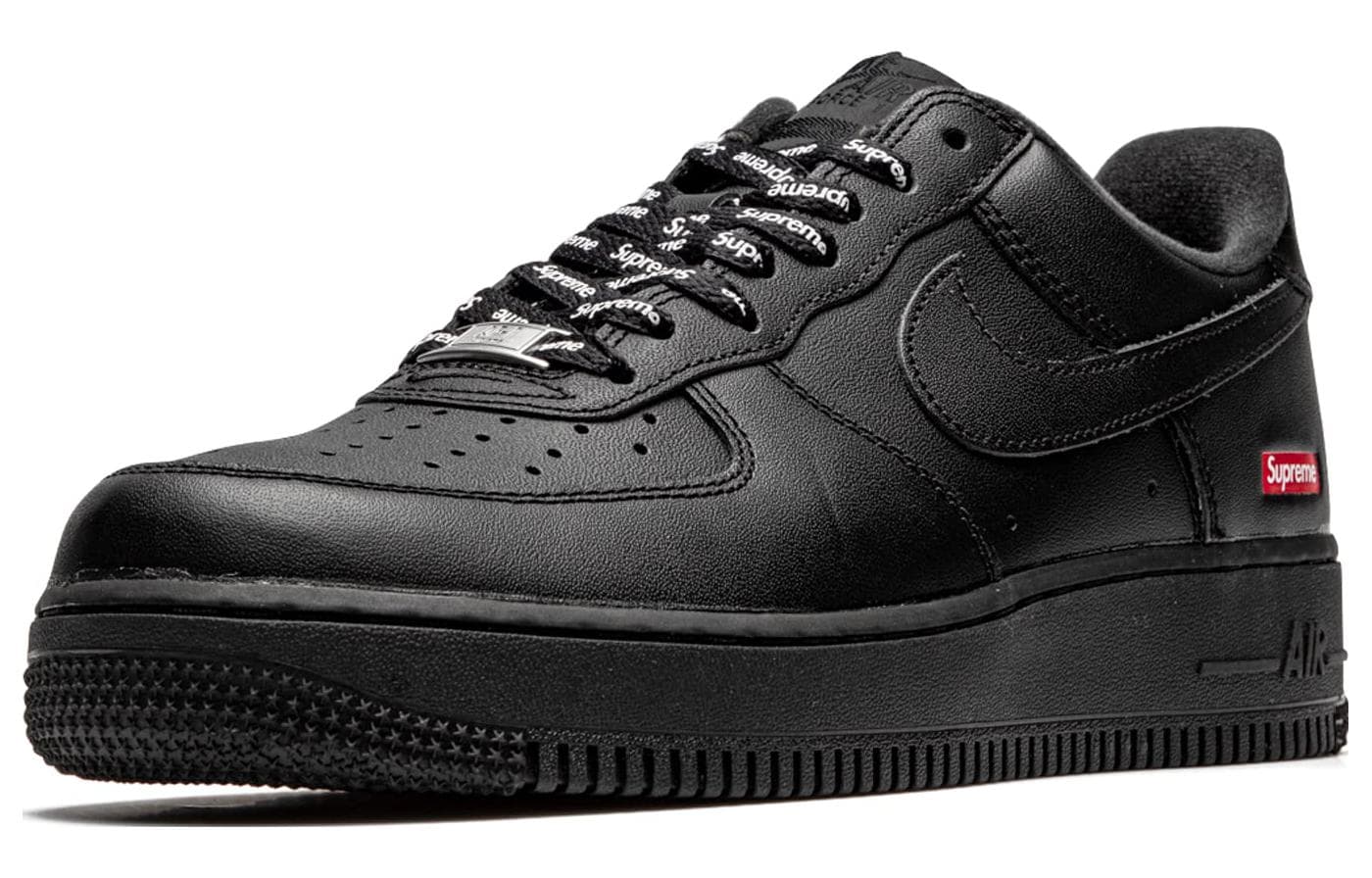 Кроссовки Supreme x Nike Air Force 1 Low Black - изображение 2