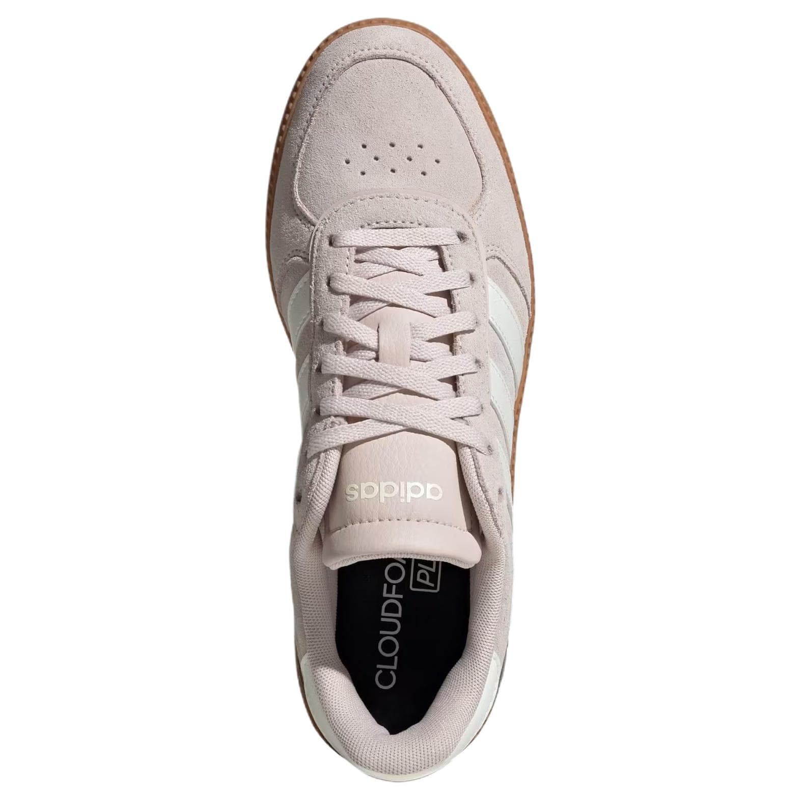 Кроссовки Adidas BREAKNET SLEEK Дышащие Скейтборд Кроссовки Женские Светло-Розовые - изображение 4