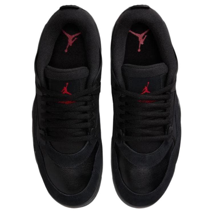Ретро баскетбольные кроссовки Jordan Air Jordan 4 Винтажные Баскетбольные Кроссовки Мужские Черные - изображение 4