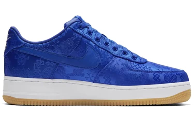 Кроссовки CLOT x Nike Air Force 1 Low "Blue Silk" - изображение 2