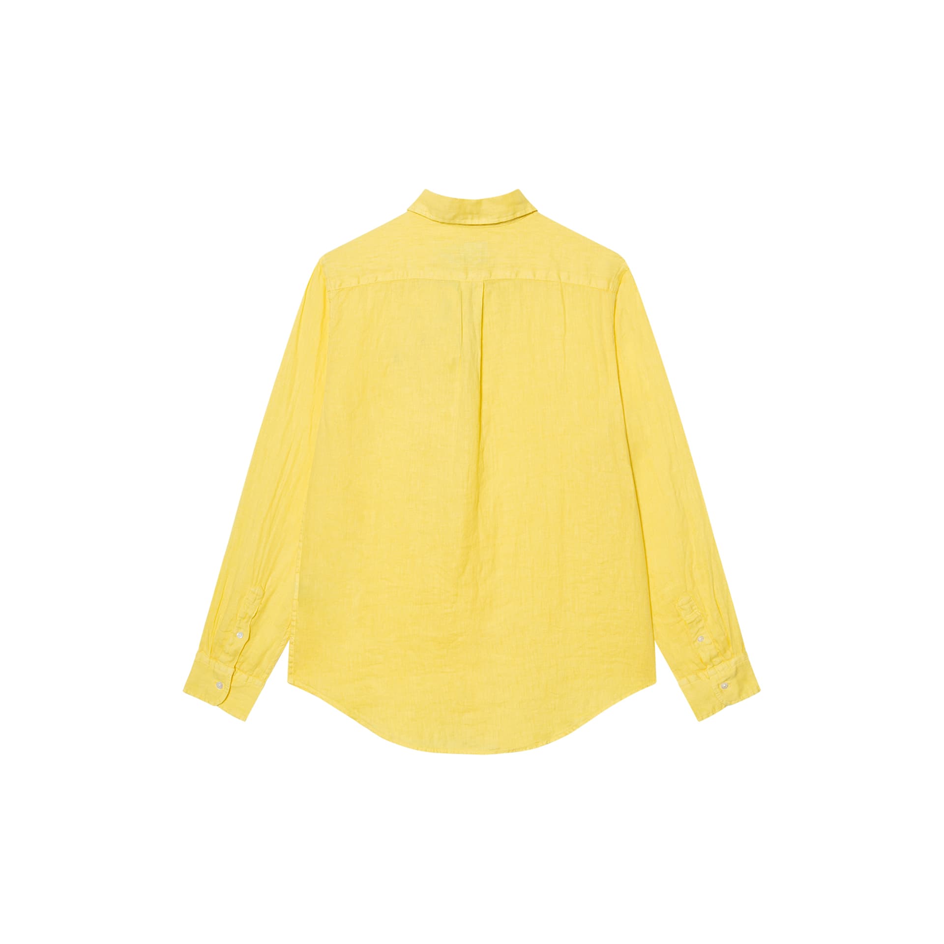 Блузка Polo Ralph Lauren SS25 Рубашка Классическая Версия Женская Желтая - изображение 2