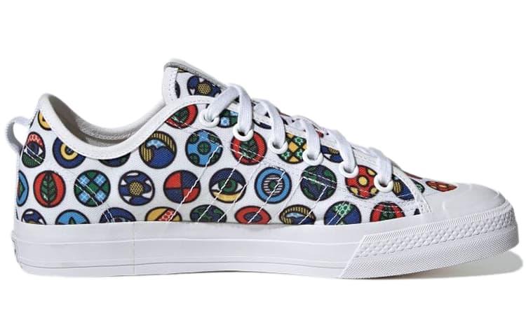 Кроссовки Craig Karl x adidas Originals Nizza RF White Blue Red - изображение 2