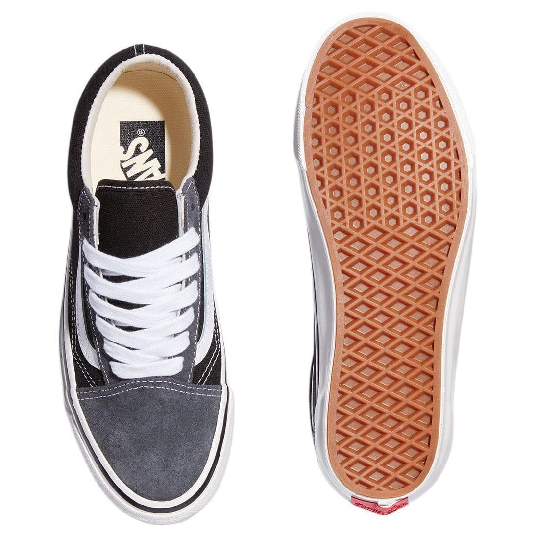 Кроссовки Vans Old Skool Low Топ Скейтборд Обувь Унисекс Черно-серый - изображение 4