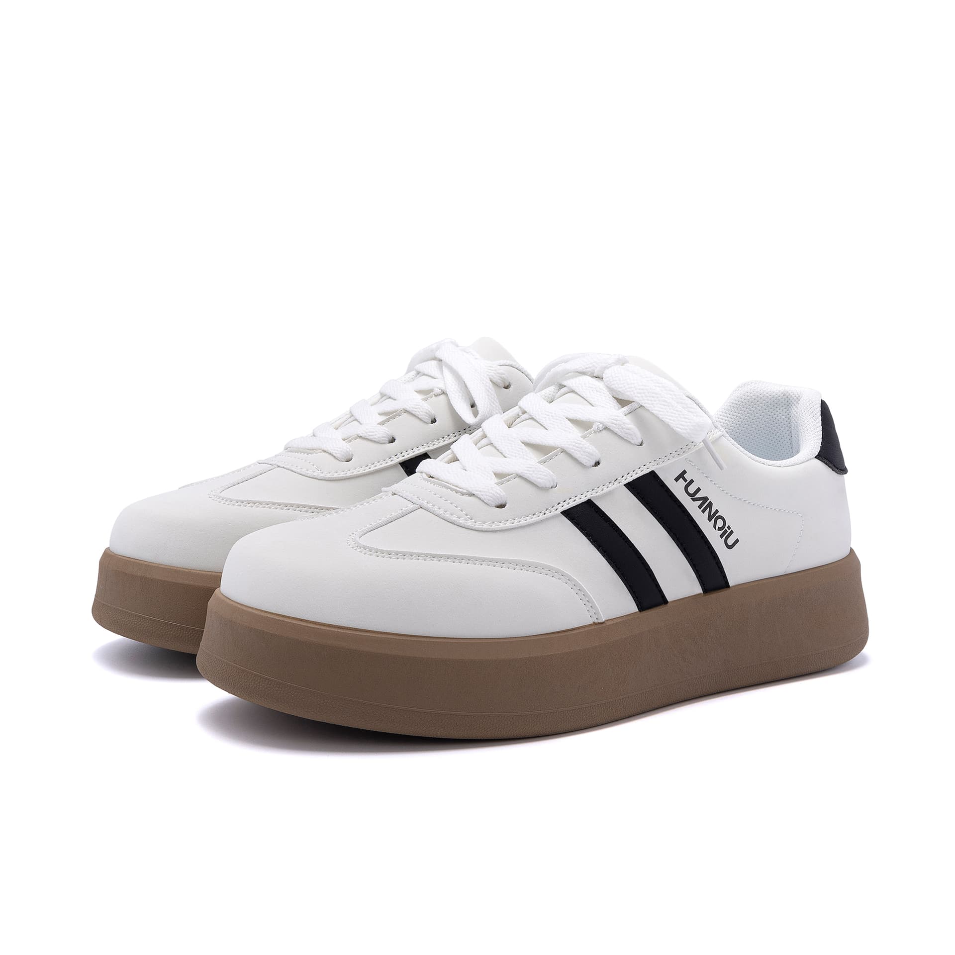 Кроссовки HUANQIU Classic Low Top White Black - изображение 3