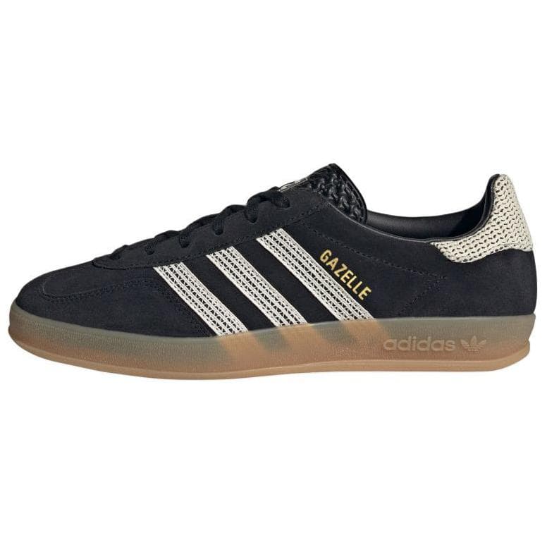 Кроссовки Adidas Originals GAZELLE INDOOR Artificial Suede Низкие Кроссовки для Скейтбординга Женские Черные - изображение 1