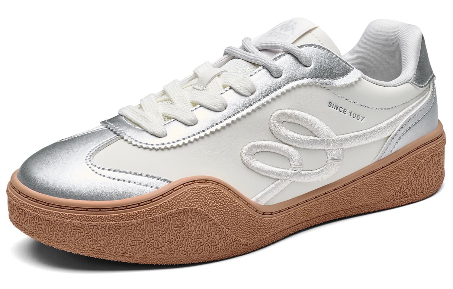 Кроссовки kappa Спина To Спина Кеды немецкой армии (GAT) Women's White Серебряный - изображение 3