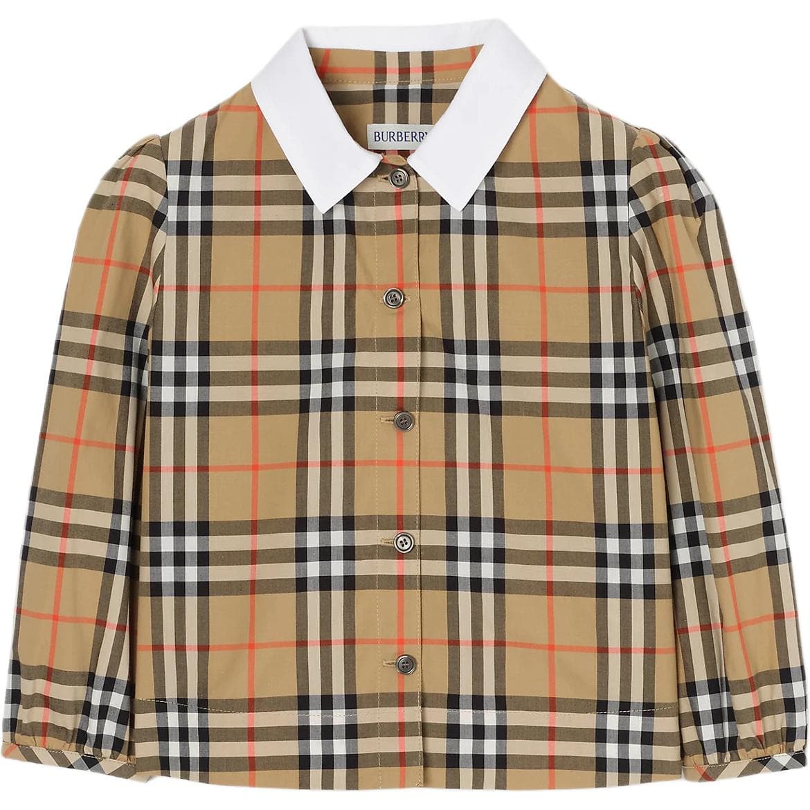 Burberry Песочно-бежевый KIDS Повседневные Рубашки - изображение 1