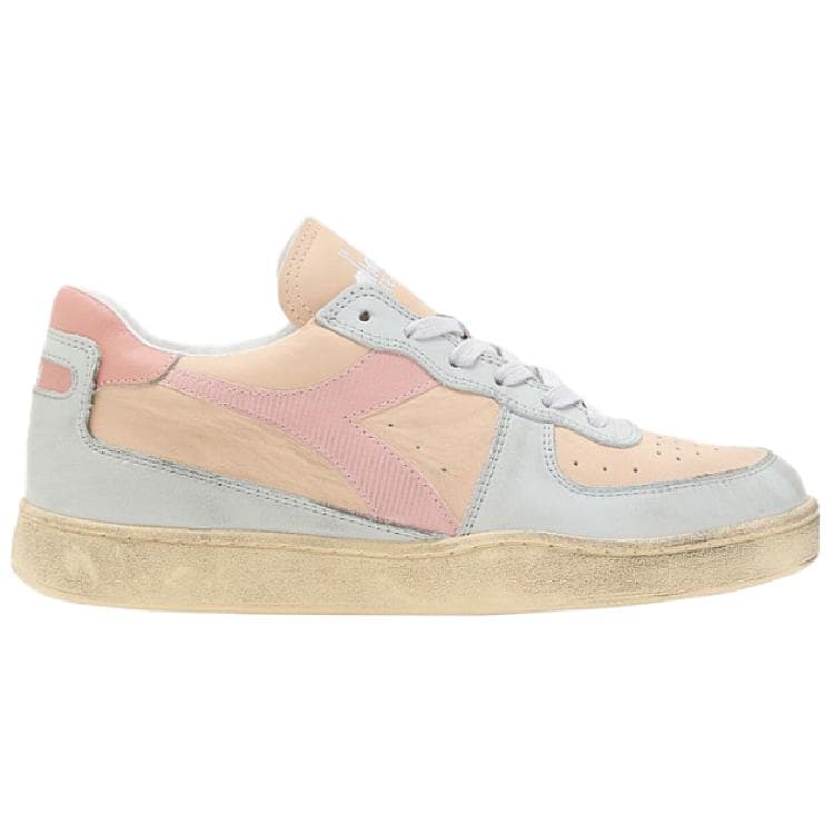Кроссовки Diadora Mi Basket Low Топ Скейтборд Обувь Мужская Бежево-Синяя - изображение 2