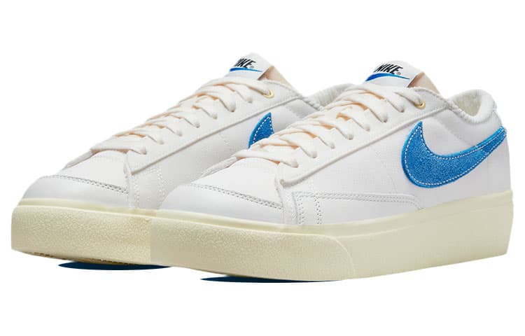 Кроссовки Nike Blazer Low Platform White Blue - изображение 3