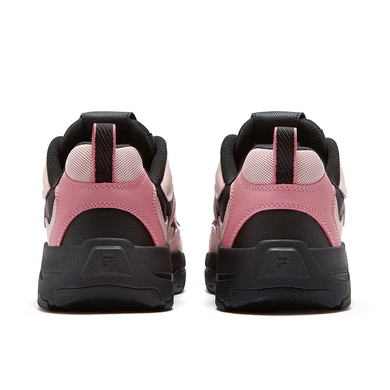 Кроссовки FILA FUSION BURWEED Сложные наушники Текстиль Синтетическая кожа Низкий топ Скейтборд Обувь Женская Черный Красный - изображение 4