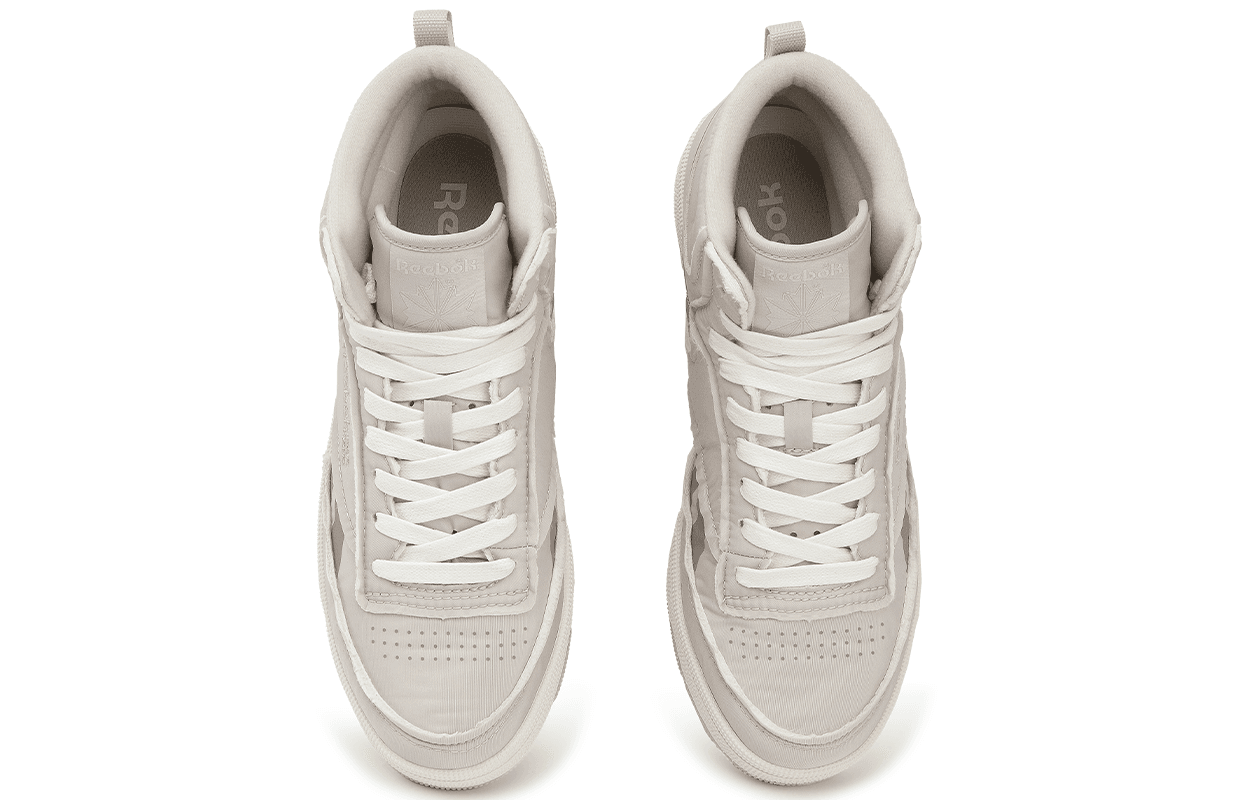 Кроссовки Reebok MID Скейтборд Обувь Унисекс Серый Белый - изображение 3