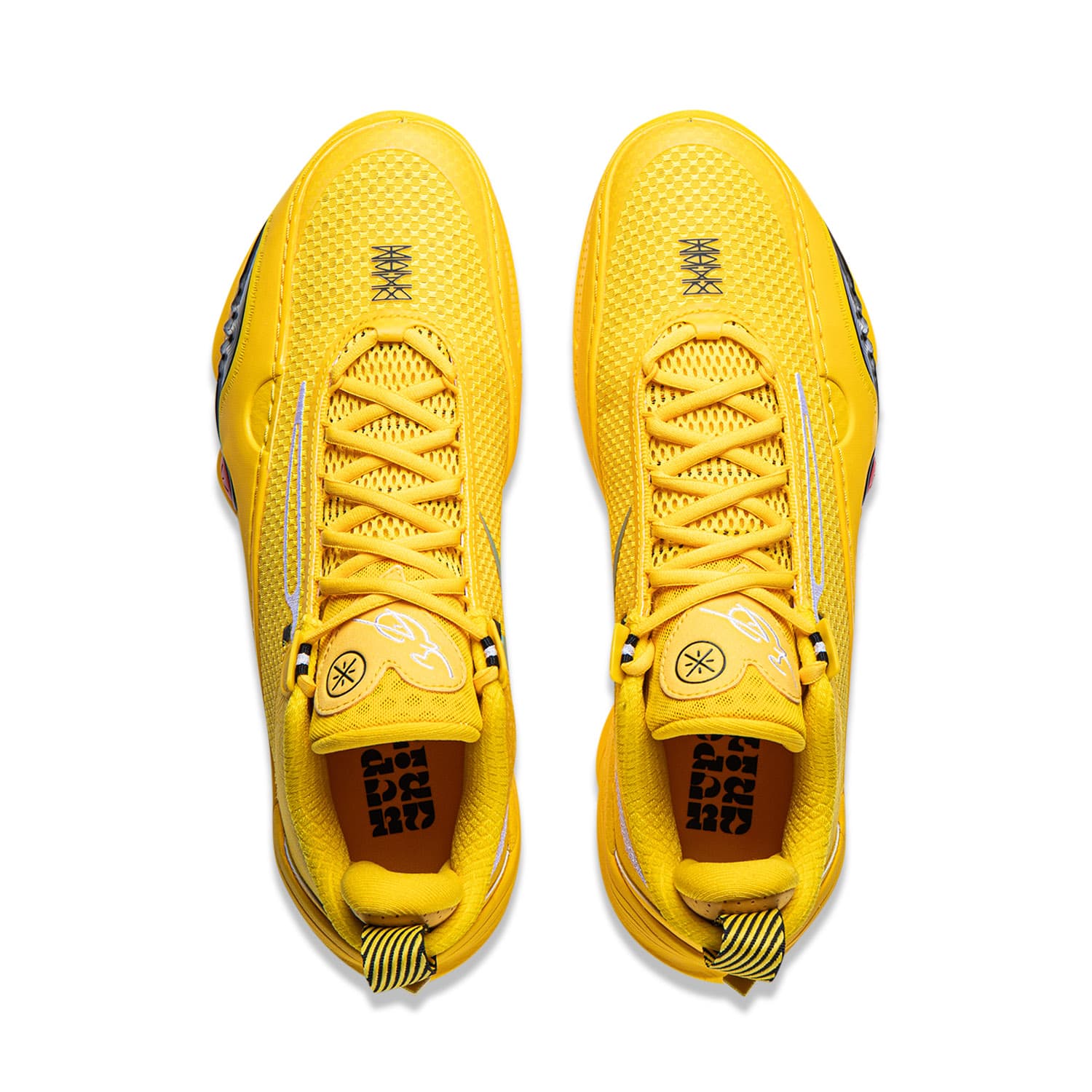 Кроссовки для баскетбола Li-Ning All City 14 с технологией Boom в подошве, стабильные, антискручивание, поддержка, удобные, амортизация, противоскользящие, отскок, износостойкие, низкие баскетбольные кроссовки мужские, желтый - изображение 4