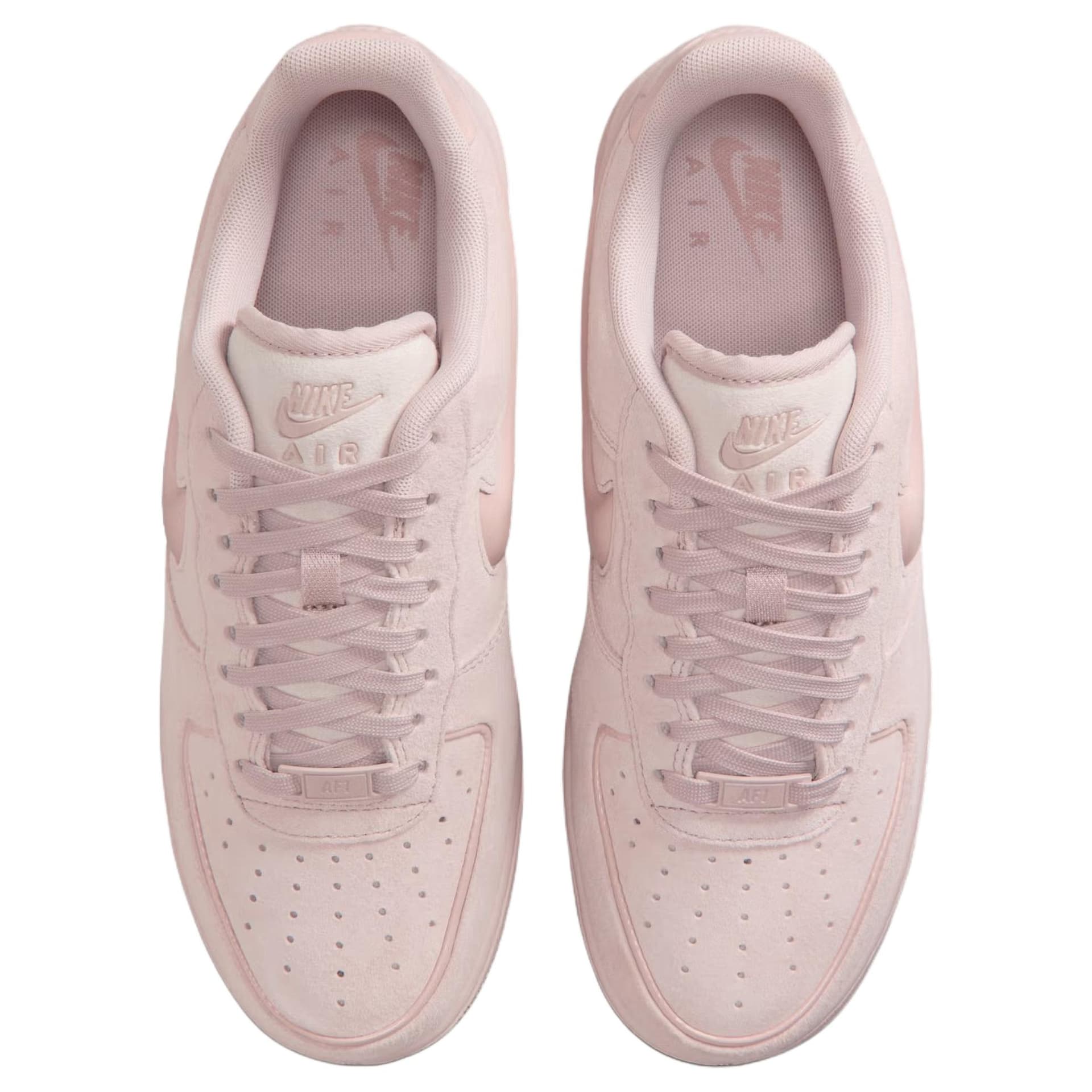 Кроссовки Nike Air Force 1 Кожа Амортизация Низкие Кроссовки для скейтбординга Женские Розовые - изображение 4