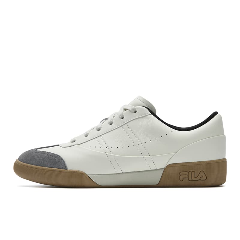 Кроссовки FILA F ELEGN Коровья кожа Низкие кроссовки для скейтбординга Мужские Белые - изображение 1