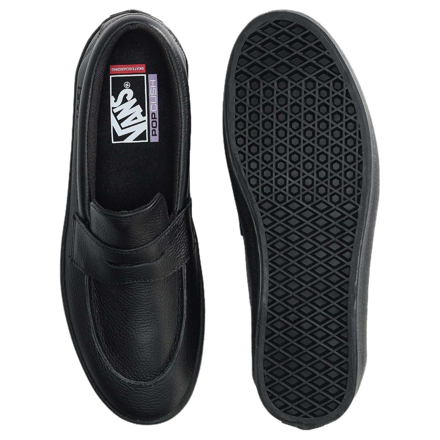 Лоферы Vans Skate Loafer Лоферы Унисекс Черные - изображение 4