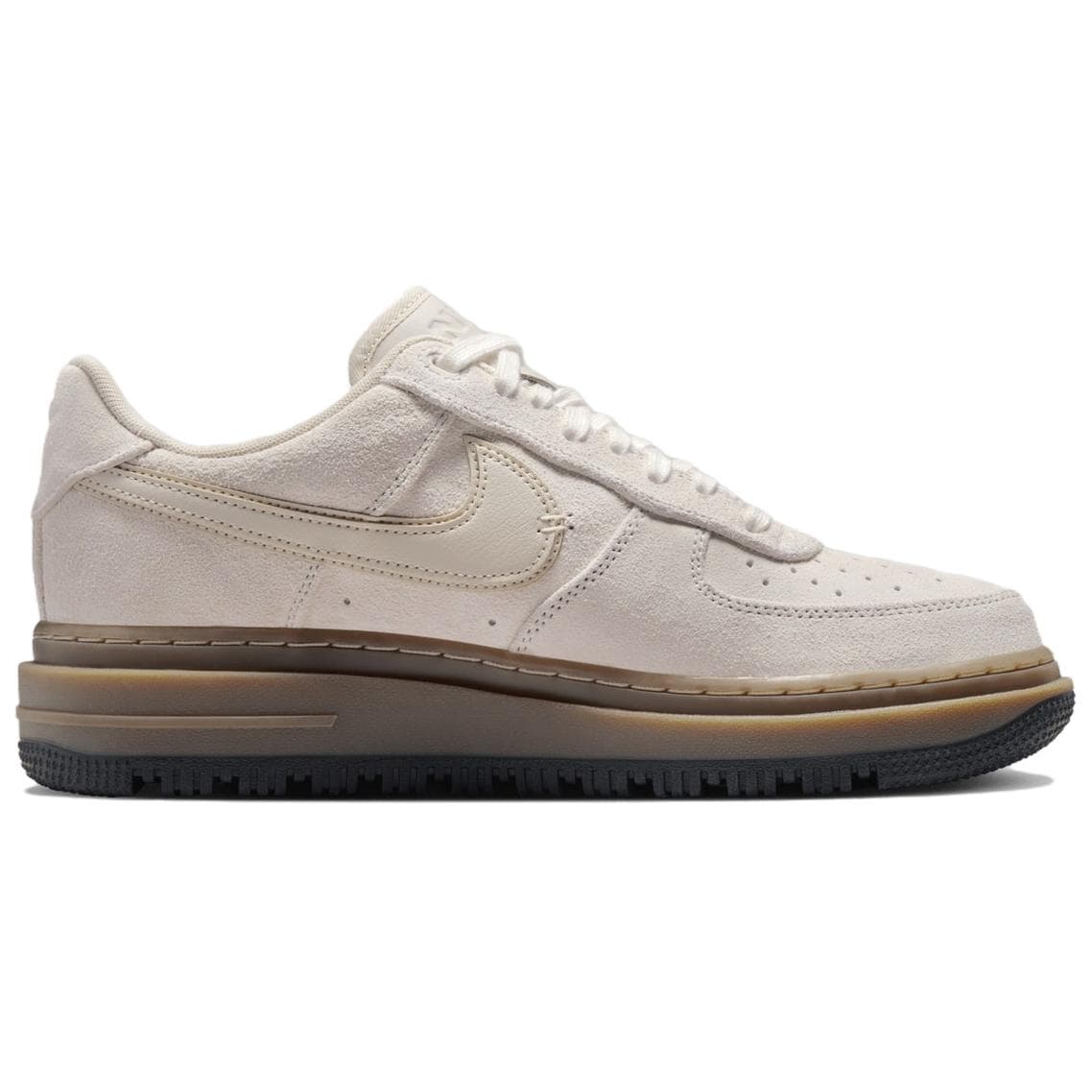Кроссовки Nike Air Force 1 Slip-Resistant Abrasion-Resistant Низкие Кеды для Скейтбординга Унисекс Бежевые - изображение 2