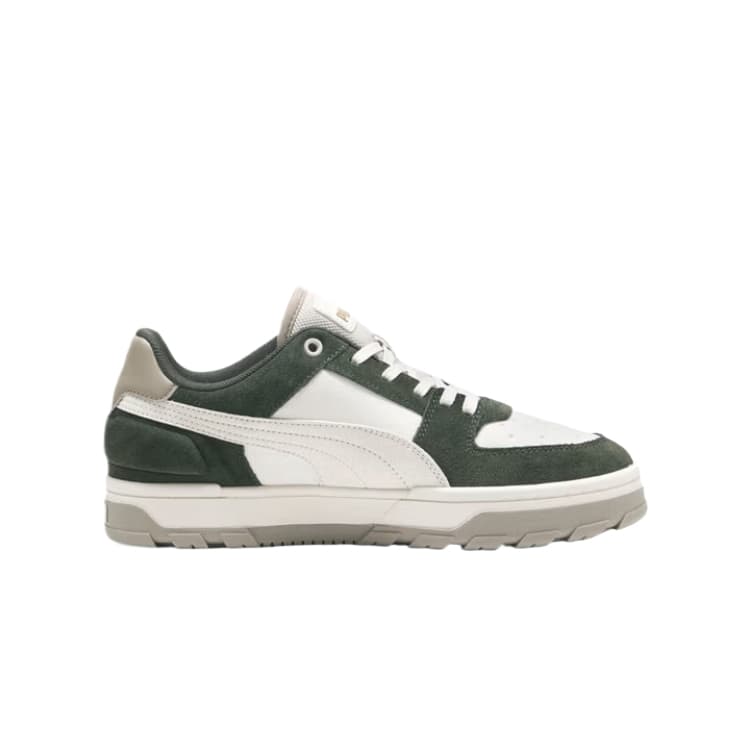 Кроссовки PUMA Caven 2,0 Кеды для скейтбординга Low Топ Темно-оливковый Снег Прохлада ледяной Кофе Унисекс - изображение 2