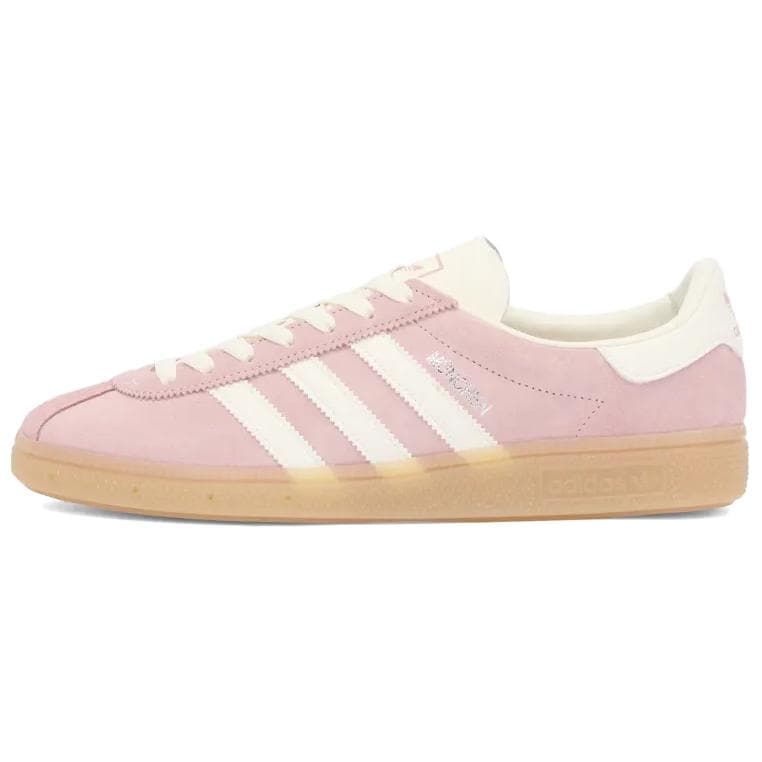 Кроссовки Adidas Originals Muenchen Устойчивая к истиранию низкая скейтбордная обувь для женщин розовая - изображение 1