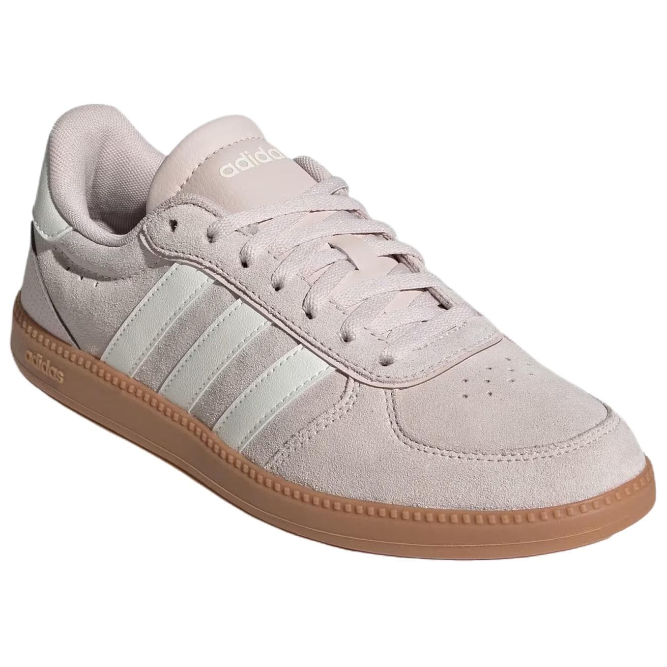 Кроссовки Adidas BREAKNET SLEEK Дышащие Скейтборд Кроссовки Женские Светло-Розовые - изображение 2