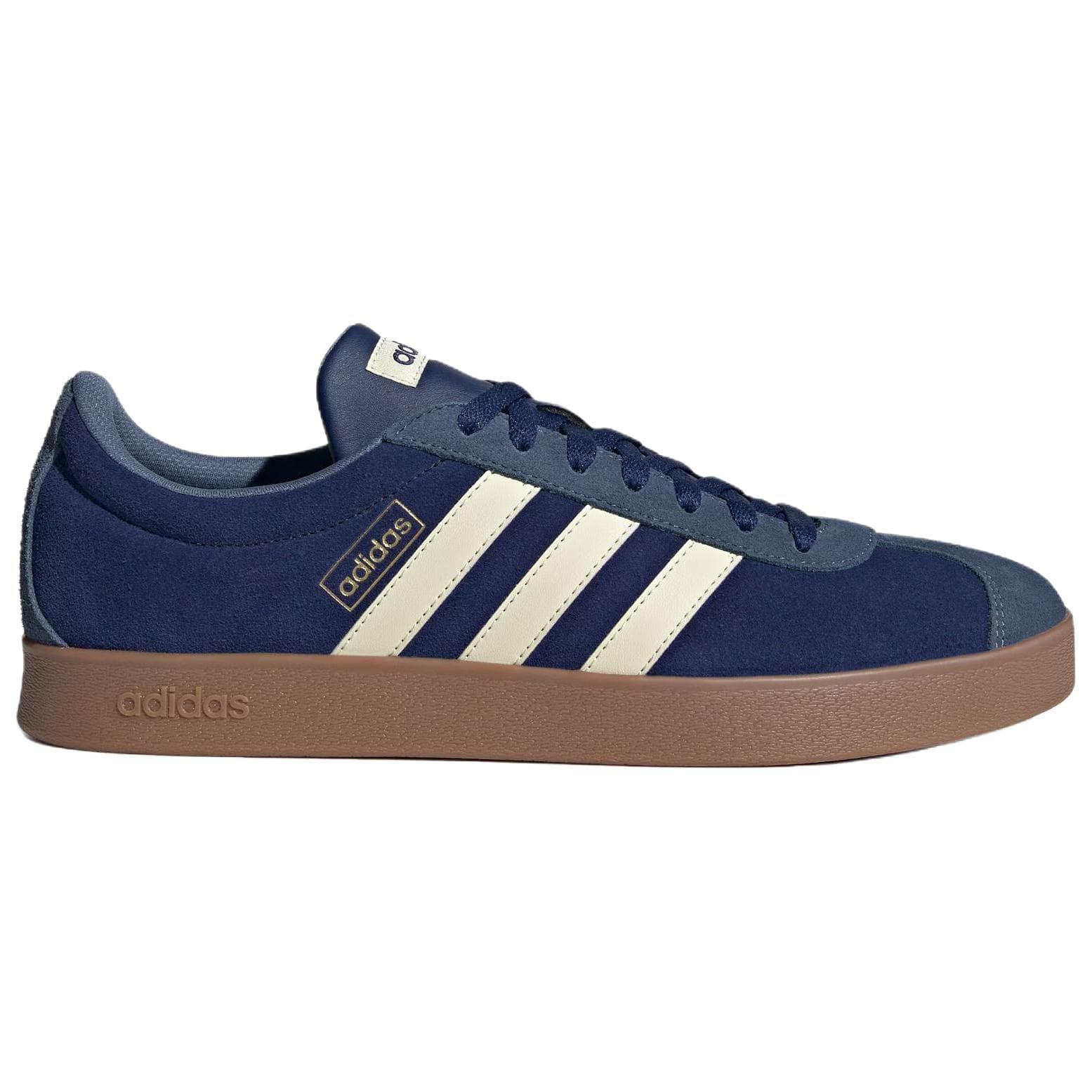 Кроссовки Adidas Vl Court Classic Low Топ Кеды немецкой армии (GAT) Унисекс Темно-синий - изображение 2