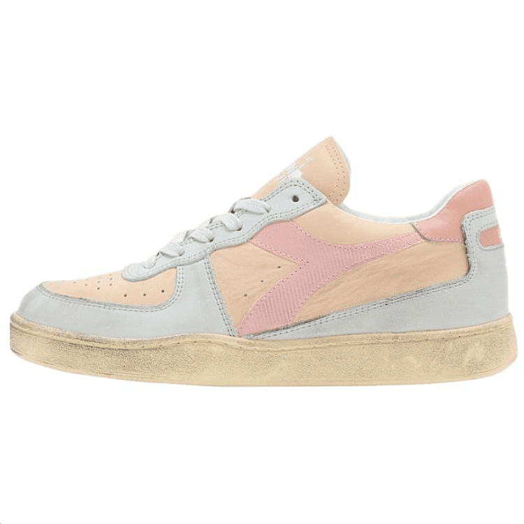 Кроссовки Diadora Mi Basket Low Топ Скейтборд Обувь Мужская Бежево-Синяя - изображение 1