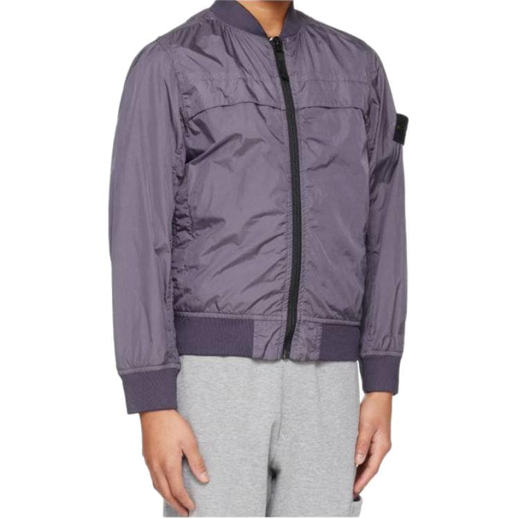 STONE ISLAND Куртки и пальто фиолетовые для подростков - изображение 2