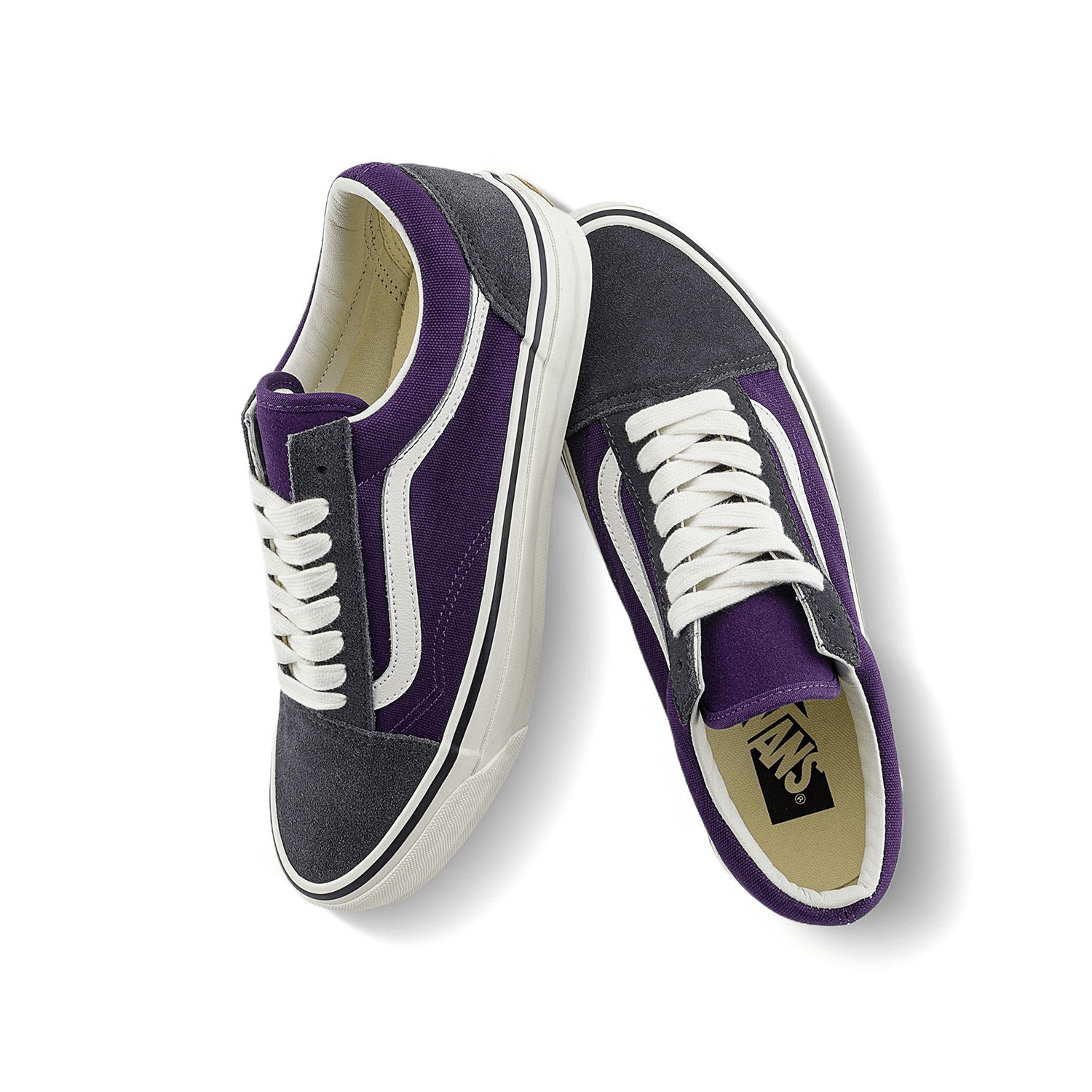 Кроссовки Vans LX OLD SKOOL Низкие Кроссовки для скейтбординга Унисекс Фиолетовые - изображение 3