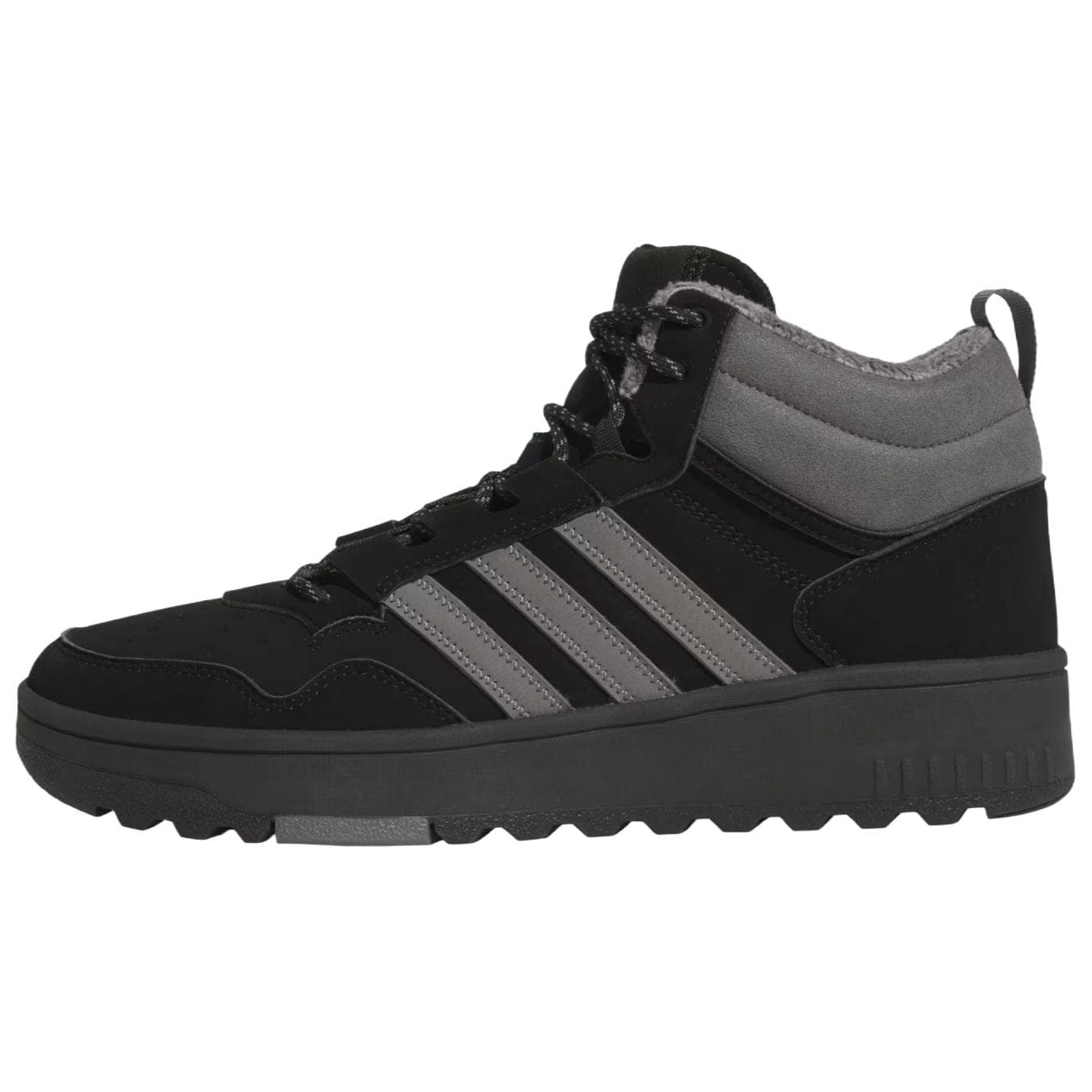 Кроссовки Adidas Hoops 4,0 MID Топ Скейтборд Кроссовки Унисекс Черные - изображение 1