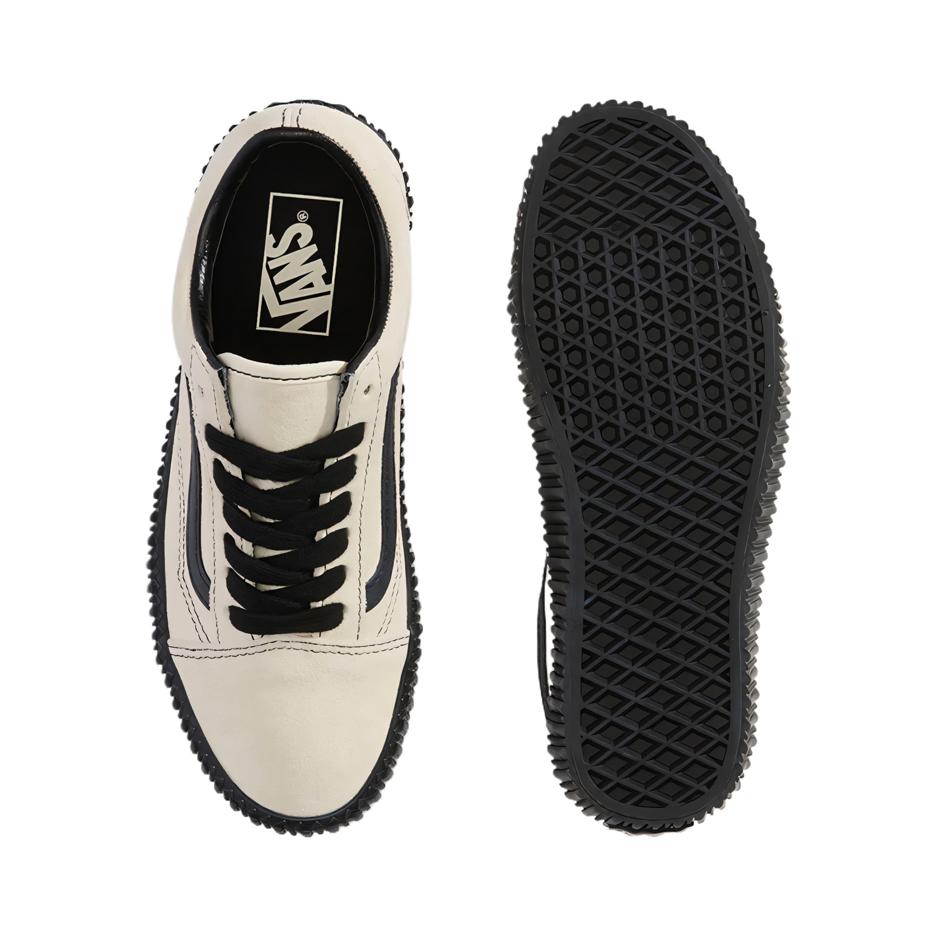 Кроссовки Vans Old Skool Low Топ Скейтборд Обувь Унисекс Белый - изображение 4