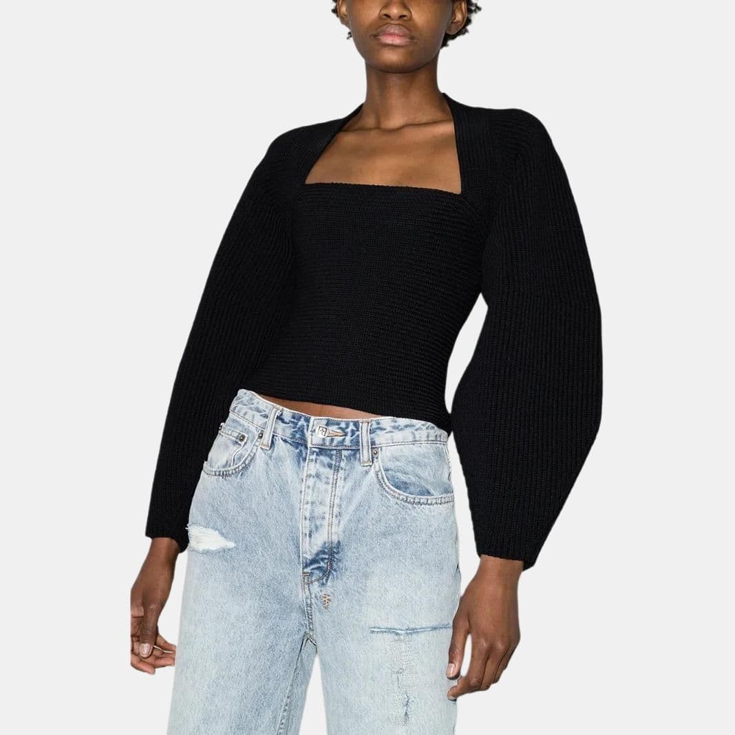 Кардиган Свитер Alexander Wang женский черный - изображение 3