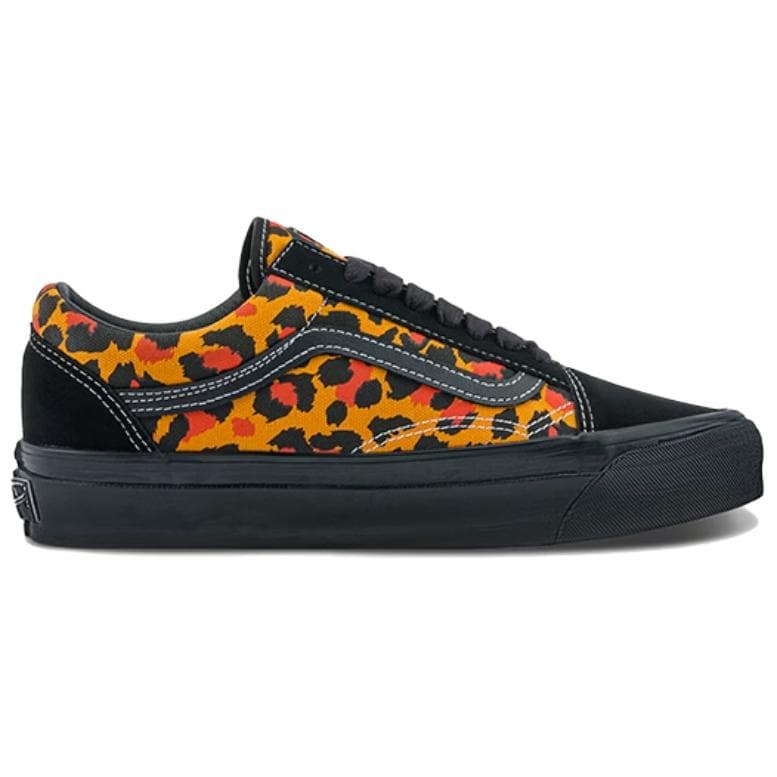 Кроссовки Vans Premium Old Skool Low Топ Скейтборд Кроссовки Унисекс Черный Оранжевый - изображение 2
