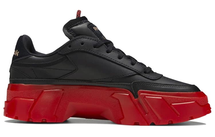 Кроссовки Reebok Club C Cardi B Black Red - изображение 2