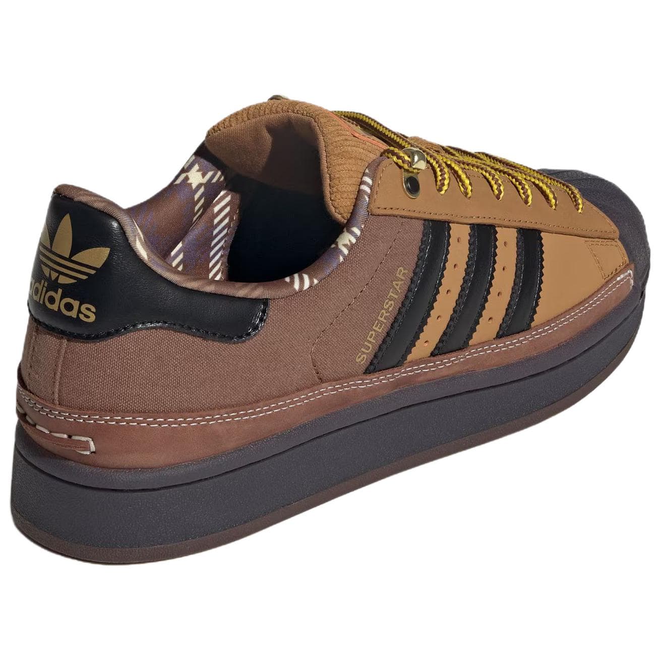 Кроссовки Adidas Originals Superstar 2 Скейтборд Обувь Унисекс Коричневый - изображение 4