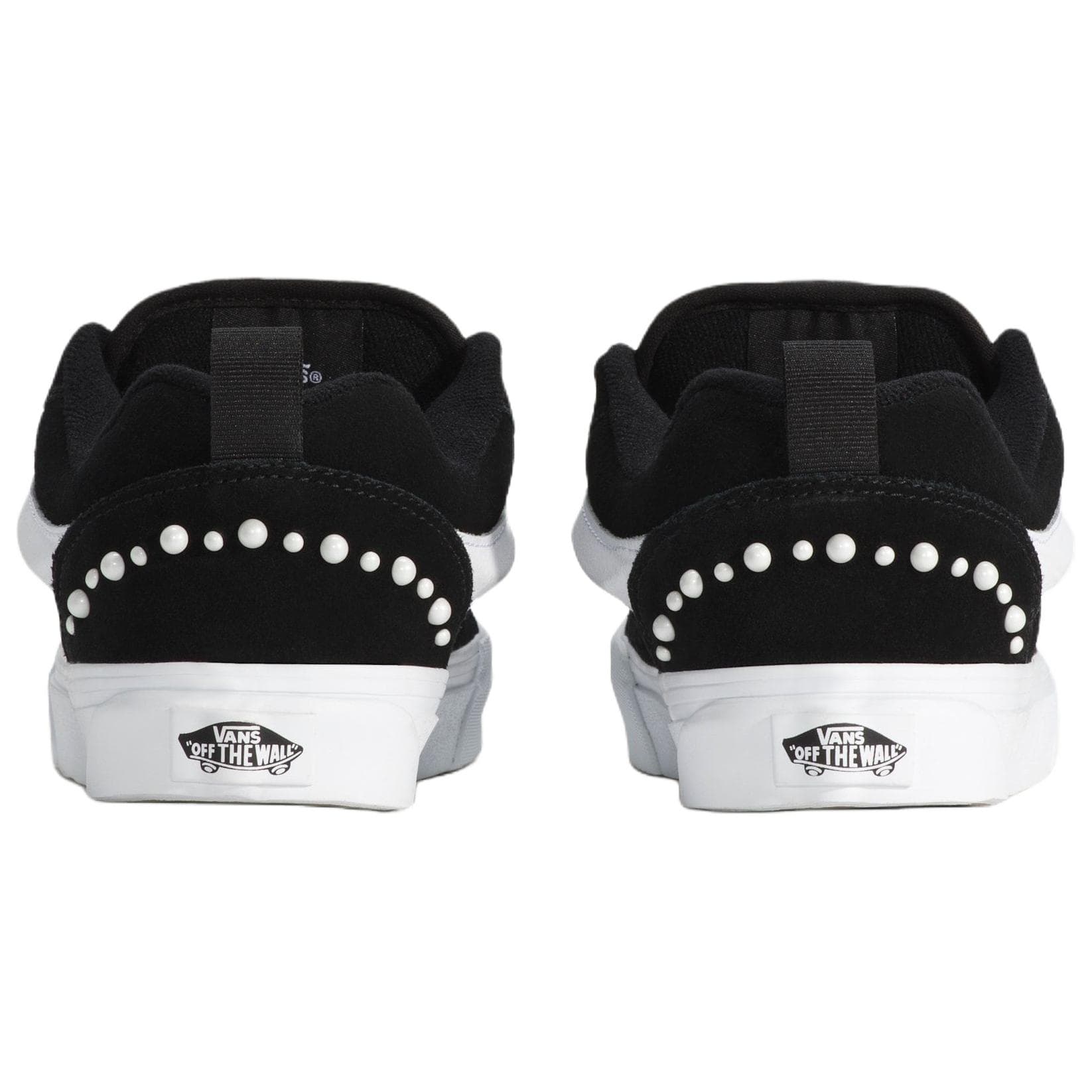 Кроссовки Vans Knu Skool Поддержка Low Топ Скейтборд Обувь Унисекс Черный белый - изображение 3