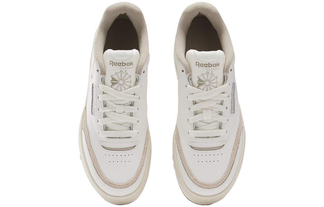 Кроссовки REEBOK Club C Low Скейтборд Кроссовки Женские Экрю - изображение 4