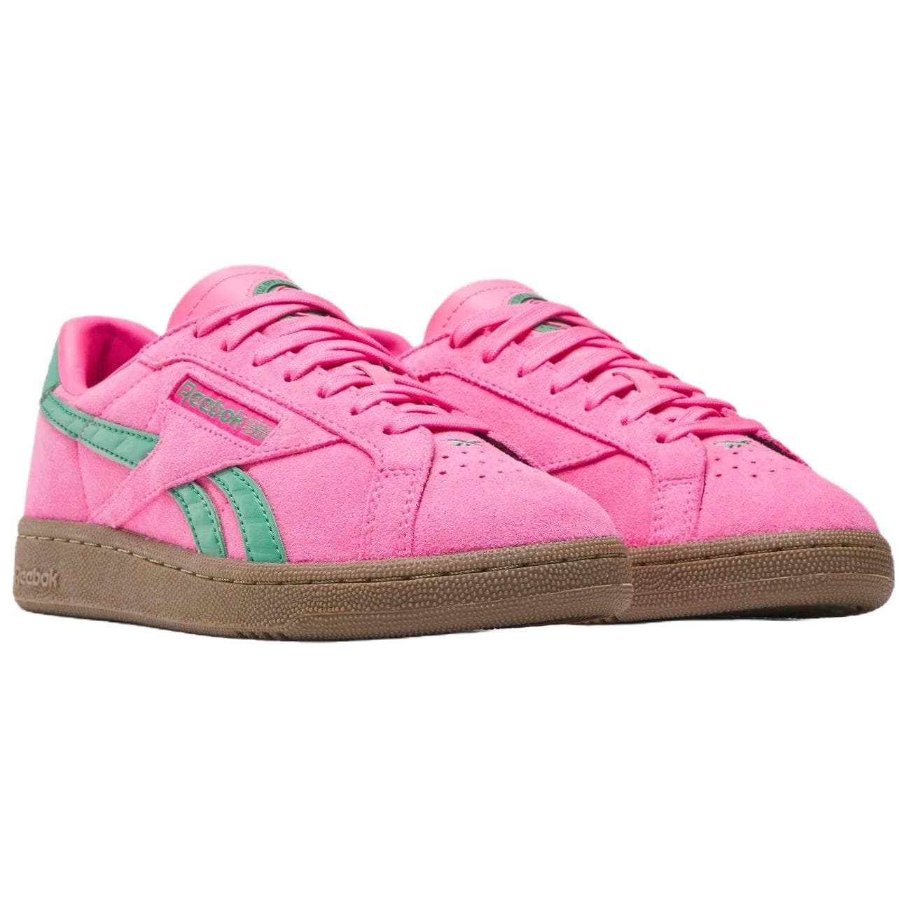 Кроссовки REEBOK Club C Grounds Скейтборд Кроссовки Женские Розовый Зеленый - изображение 2