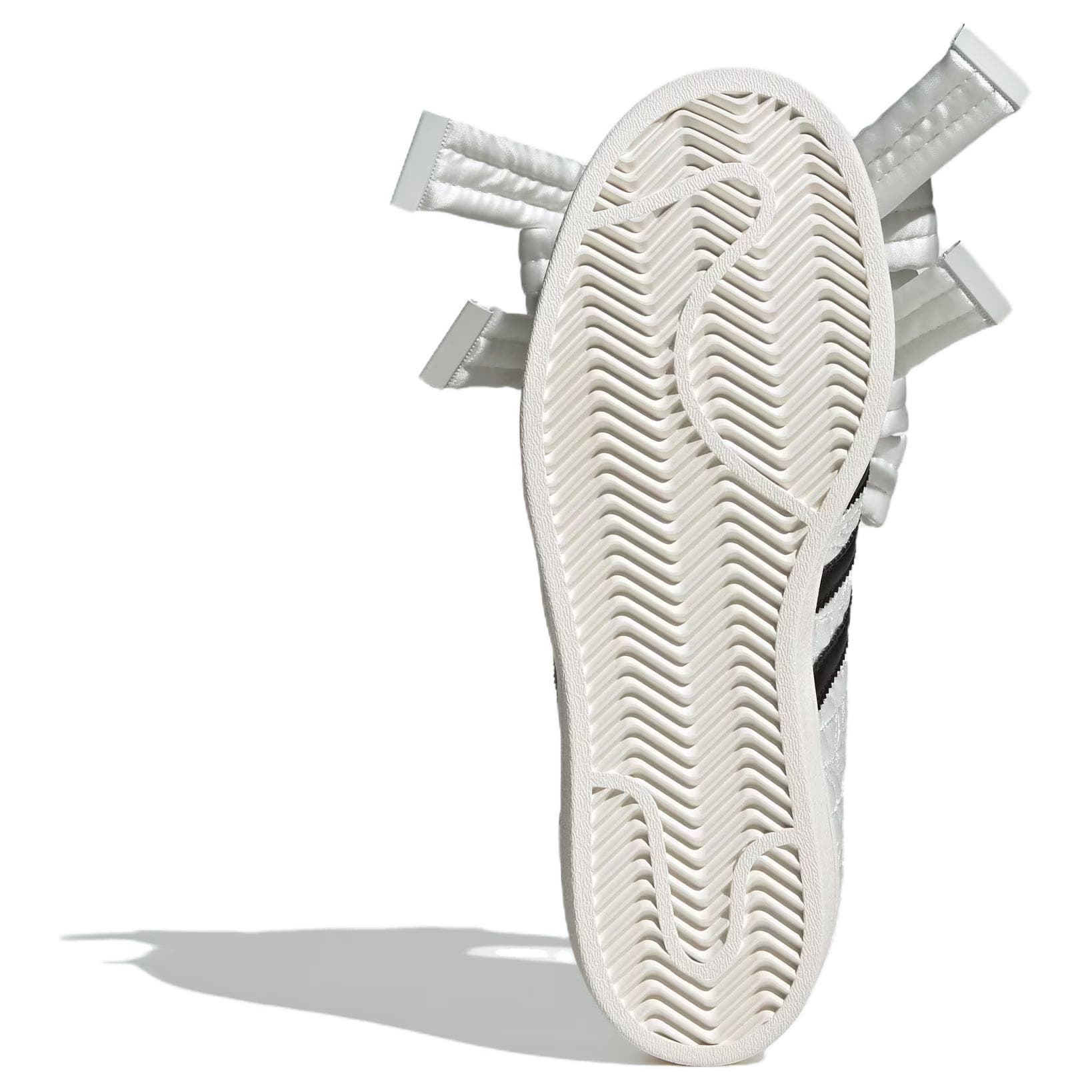 Кроссовки Caroline Hu X adidas originals Superstar W Устойчивые к истиранию низкие скейтбордические кроссовки для женщин Белые - изображение 6