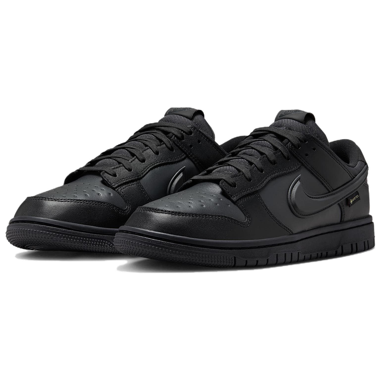 Кроссовки Nike Dunk Low Топ Скейтборд Обувь Мужская Черная - изображение 3