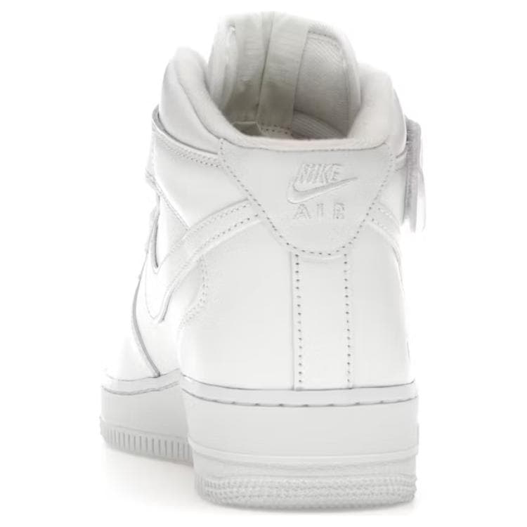 Кроссовки Supreme X Nike Air Force 1 Slip-Resistant Abrasion-Resistant MID Скейтборд Обувь Унисекс Белый - изображение 5