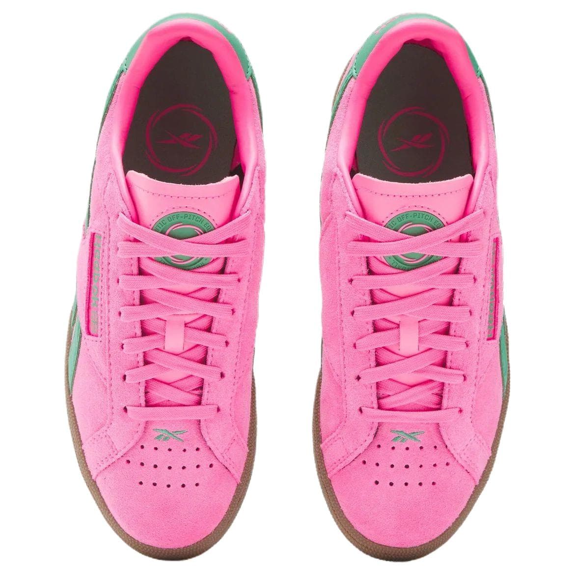 Кроссовки REEBOK Club C Grounds Скейтборд Кроссовки Женские Розовый Зеленый - изображение 3