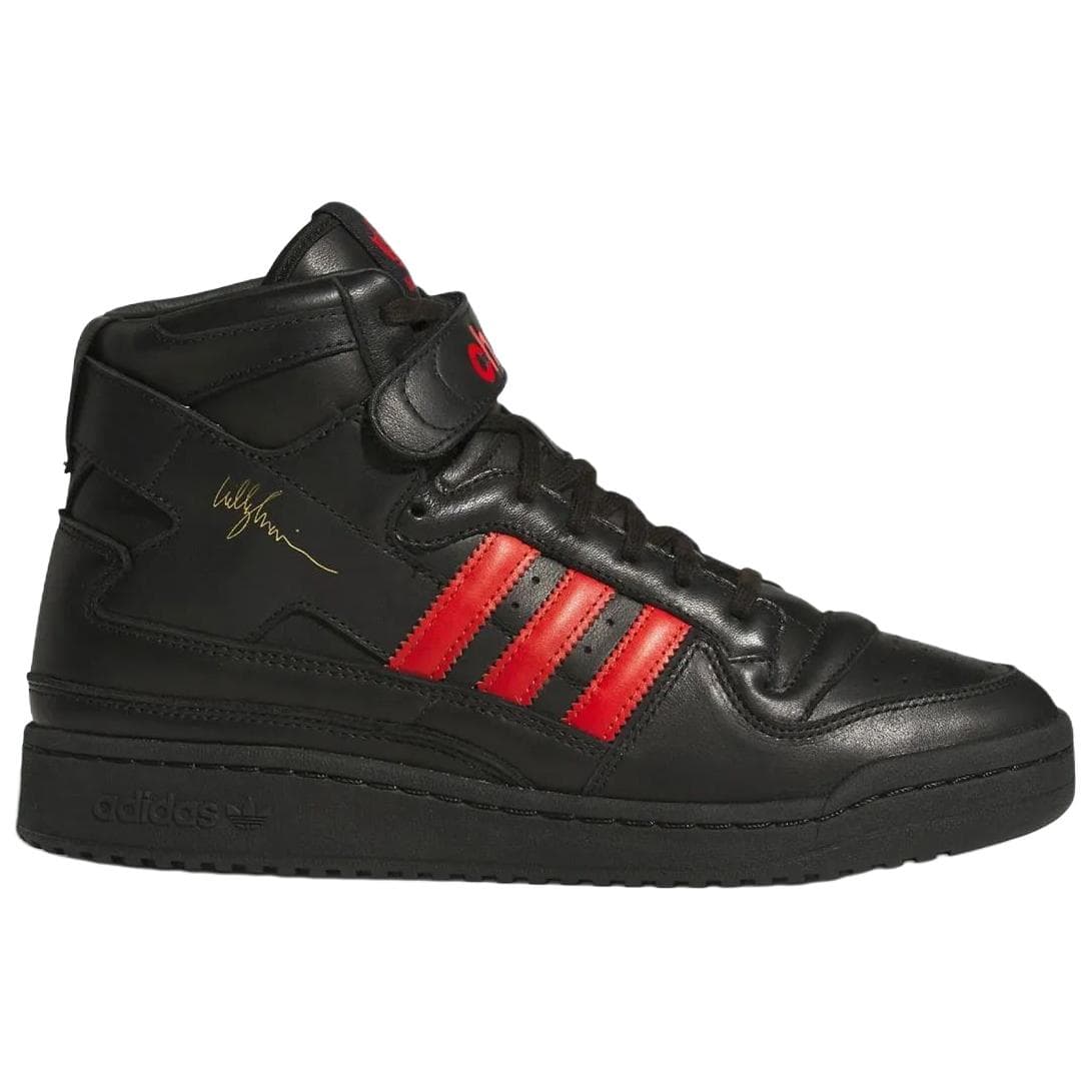 Кроссовки Adidas Originals x Willy Chavarria FORUM 84 Высокие Кроссовки для Скейтбординга Унисекс Черные - изображение 2