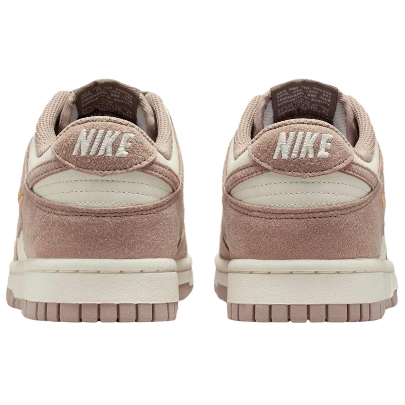 Кроссовки Nike Dunk Кожа Амортизация Низкие Кеды Скейтборд Обувь Женские Розовые Белые - изображение 5
