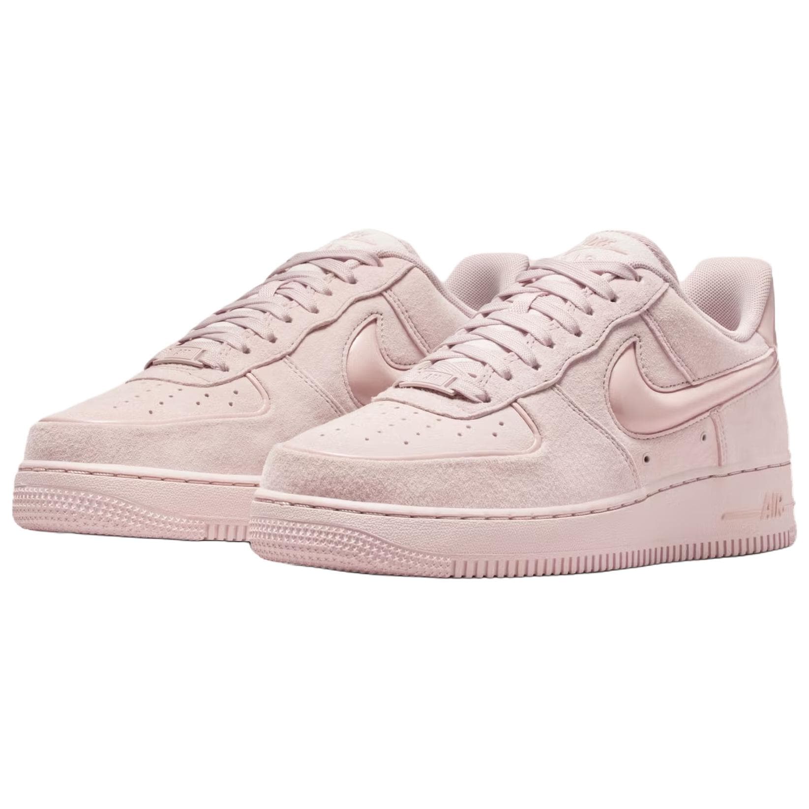 Кроссовки Nike Air Force 1 Кожа Амортизация Низкие Кроссовки для скейтбординга Женские Розовые - изображение 3